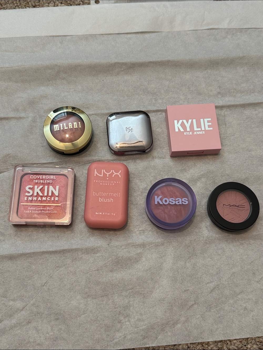 Lot of 6 Blushes - MAC, Kosas, Kylie